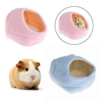 

Mini Small Pet Hamster Bed Nest House Winter Warm Squirrel Hedgehog Rabbit Chinchillas Mattress House Nest Hamster Accessories