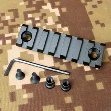 AR15 Keymod Rail Handguard низкий профиль " 7 Слот рельсовые секции Лазерная оптика наручники частичный ключ Mod Охотничьи аксессуары