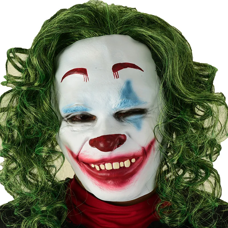 Маска клоуна страшные маски на Хеллоуин Косплей Stephen King's It Pennywise Joker Scary Mascaras De латексная Реалистичная маска для костюма - Цвет: clown 3