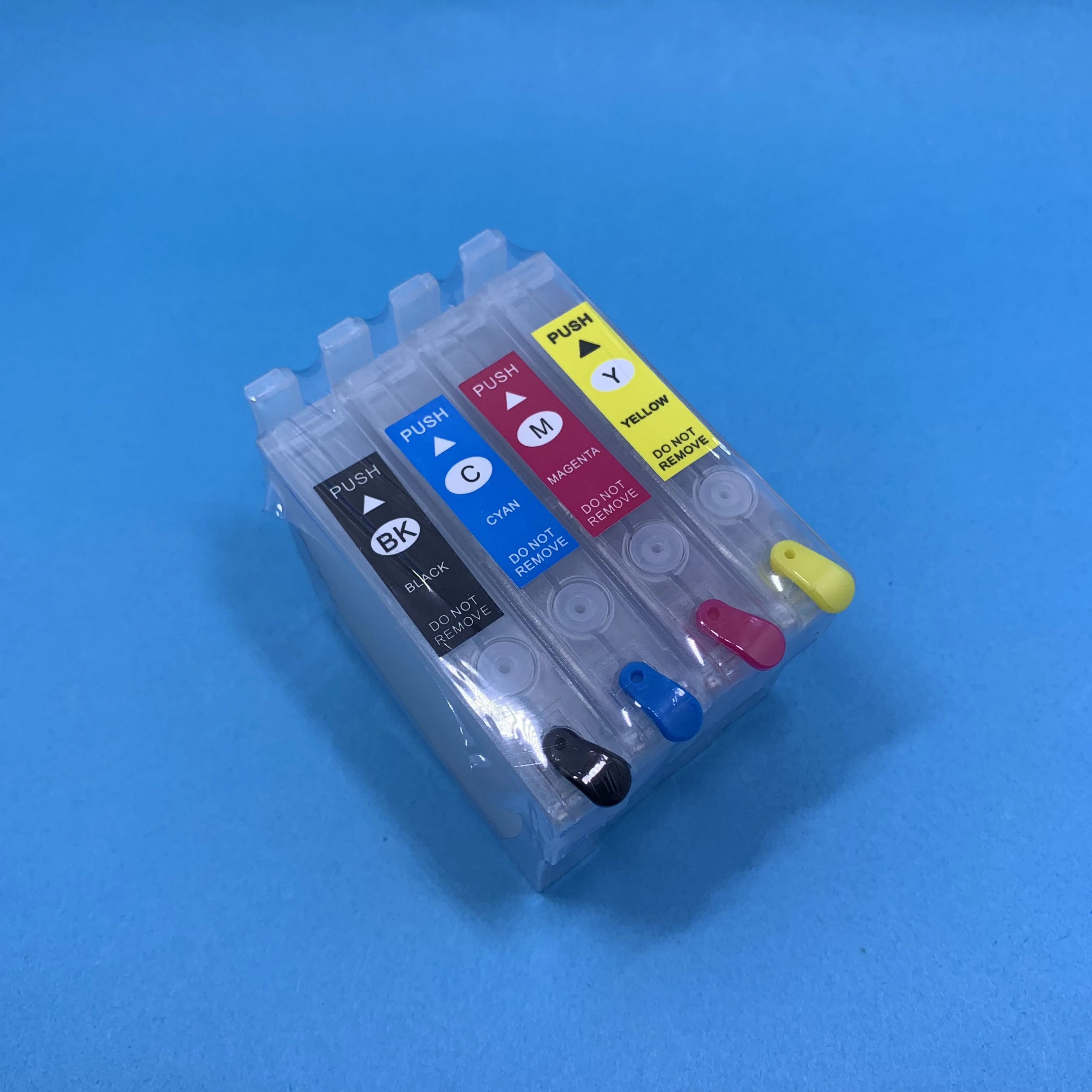 YOTAT Empty Refillable Ink Cartridge T1411 T1412 T1413 T1414 for Epson WorkForce WF-3521 / Office 535 ME Office 570W 85ND 82WD