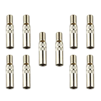 

10 Pcs. Car Motorcycle Brass Tire Valve Extension Cap, Φ7.5mm, Length 39mm, Waterproof, Wear Resistant
