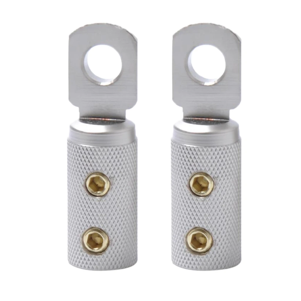 1 Pair 8AWG Audio Speaker Electrical Butt Connector Terminal Wire Connection