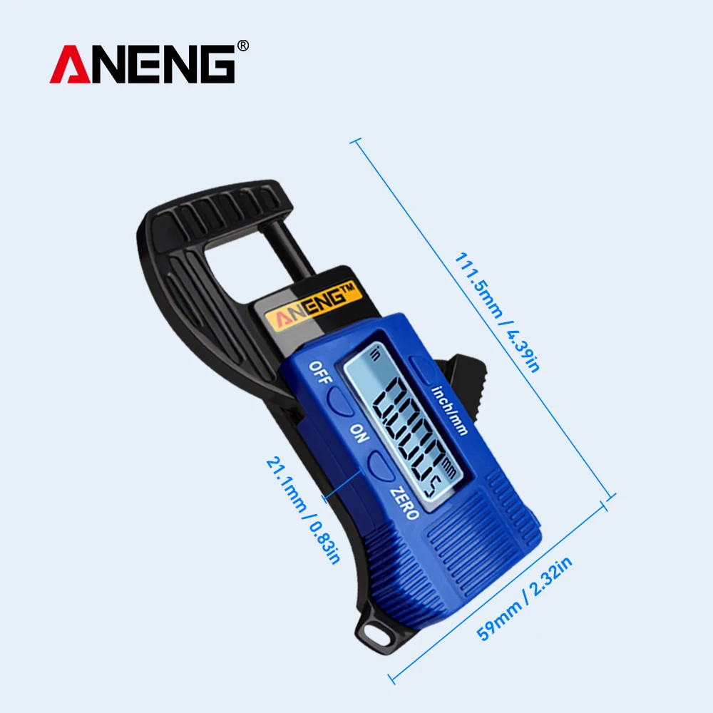 0.01mm Mini Digital Thickness Gauge Dial Thickness gauge Caliper Meter Carbon Fiber Composites Width Measure Tools