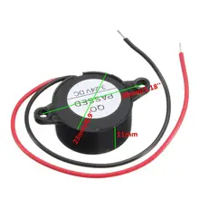  12V 95 Decibel Alarm High Decibel DC 3-24 Volt 12 Volt Electronic Buzzer Alarm Car Truck General Intermittent Continuous Alarm 