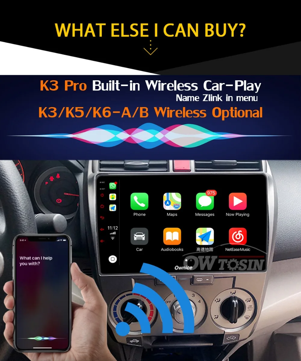 Excellent 360°Panoramic 4G SIM WiFi Android 9.0 8Core 4+64G GPS Radio DSP CarPlay Car Multimedia Player GPS Radio for Honda City 2009-2014 32