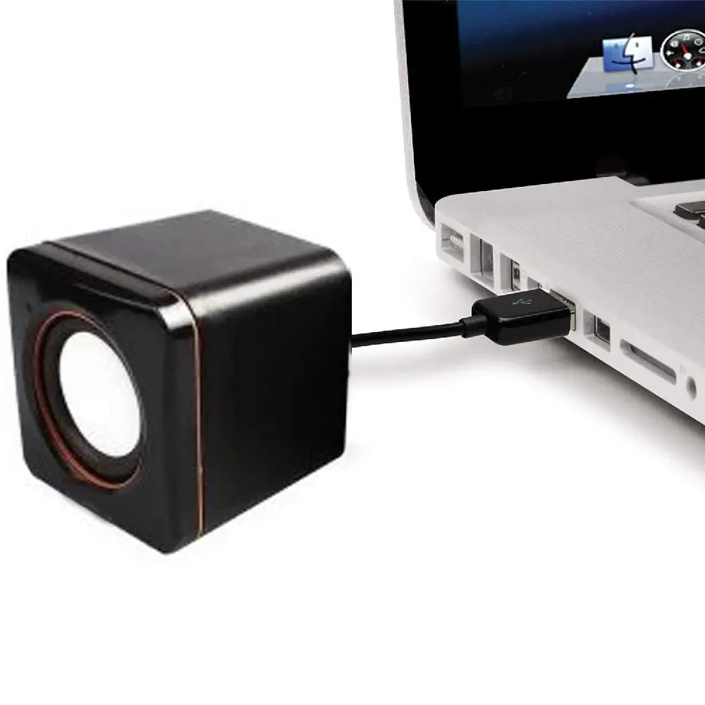 HobbyLane Portable Computer Speakers USB Powered Desktop Mini Speaker Bass Sound Music Player System Wired Small Speaker d29