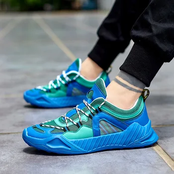 

Newest breathable personitly mesh men's shoes trend wild fashion casual Harajuku style retro comfortable daily men's shoes
