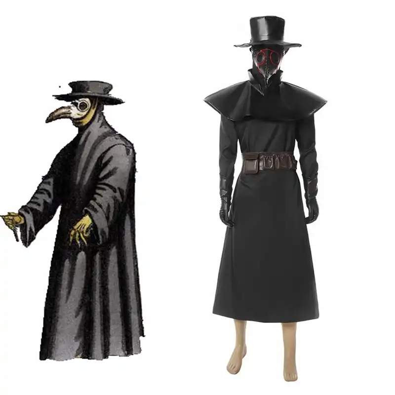 ユニセックスアニメcos Scp財団ペスト医師ハロウィンコスプレ衣装制服スーツセット Anime Costumes Aliexpress