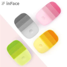inFace электрическое глубокое очищение для лица Чистящая Щетка массажная Водонепроницаемая звуковая Очищающий тоник для кожи уход за маленьким очищающим средством