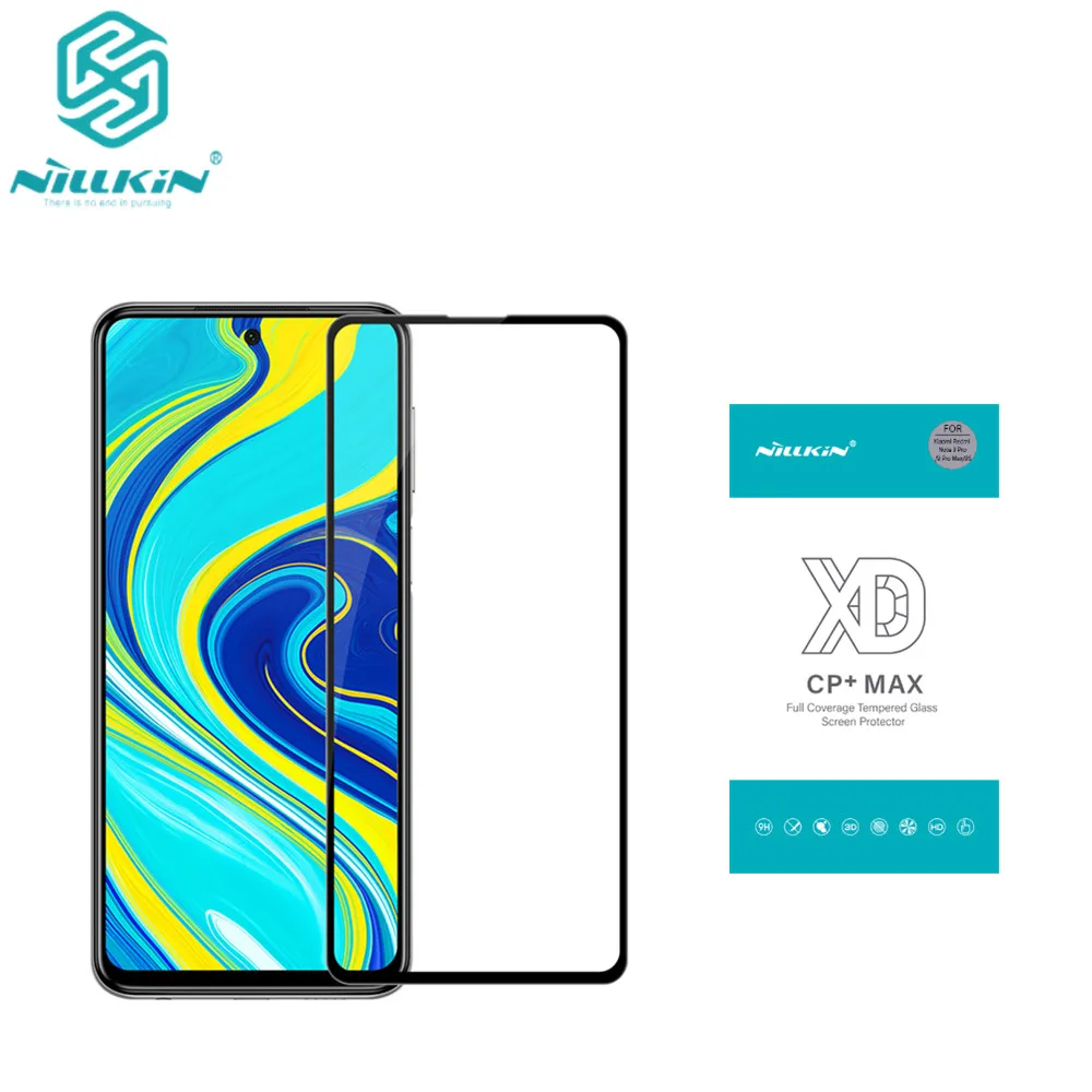 for Xiaomi Redmi Note 9 Pro Glass Nillkin XD CP+ MAX Anti Glare Safety Protective Tempered Glass For Xiaomi Redmi 9 Pro Max/9S