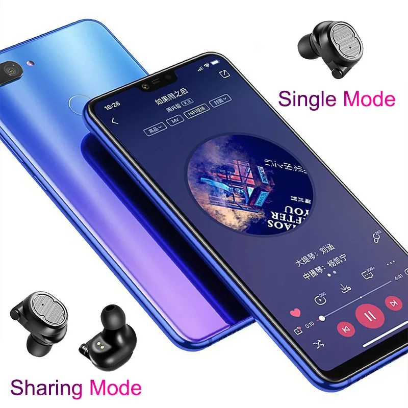TWS оригинальные 5 0 Bluetooth наушники беспроводные громкая связь вызов с зарядным