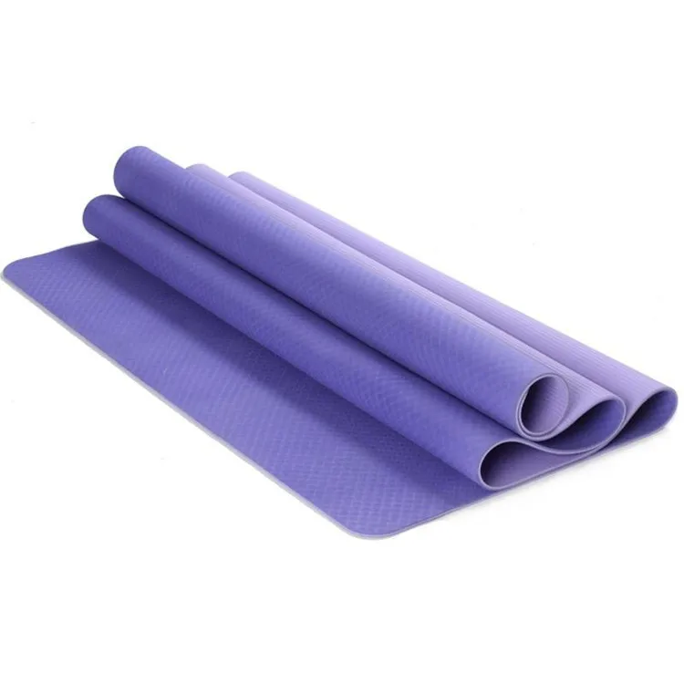 

Double Yoga Mat TPE Widened Single And Double Color Specification Customizable Couples Fitness Camping Casual