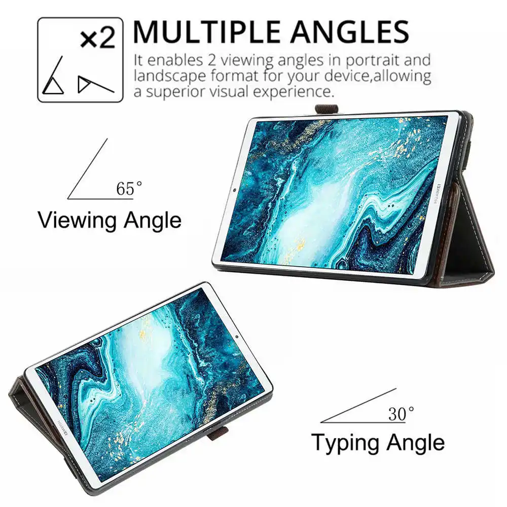 IBuyiWin Премиум Смарт ПУ; кожа; силикон чехол для huawei MediaPad M6 8,4 дюймов планшет Funda Capa TUP Чехол+ пленка для экрана+ ручка