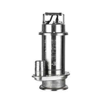 

Stainless Steel 0.55KW Submersible Well Pump 3M3/H Max High Pressure Water Pump with 16M Lift Max