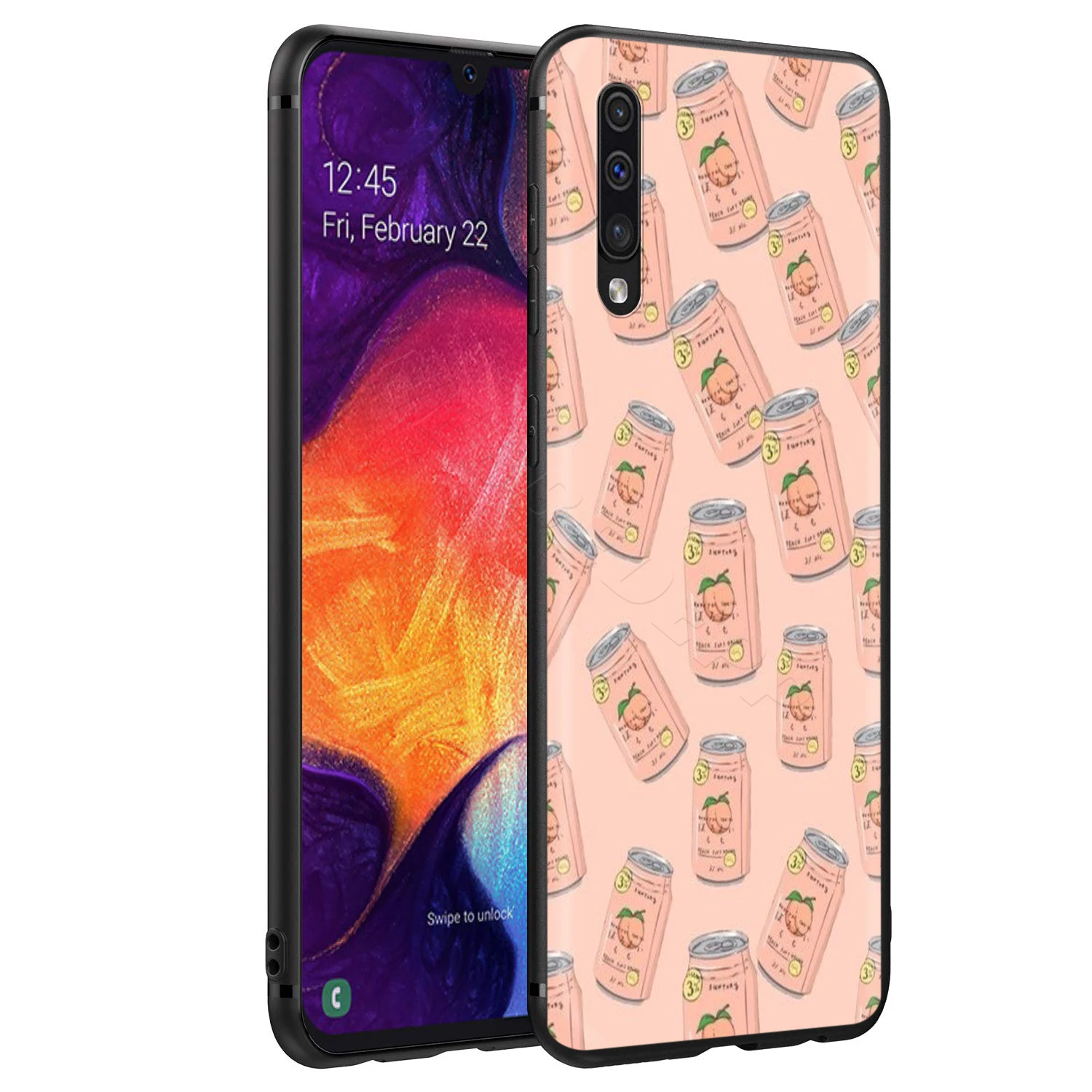 Webbedepp персики чехол для samsung Galaxy S7 S8 S9 S10 Edge Plus Note 10 8 9 A10 A20 A30 A40 A50 A60 A70