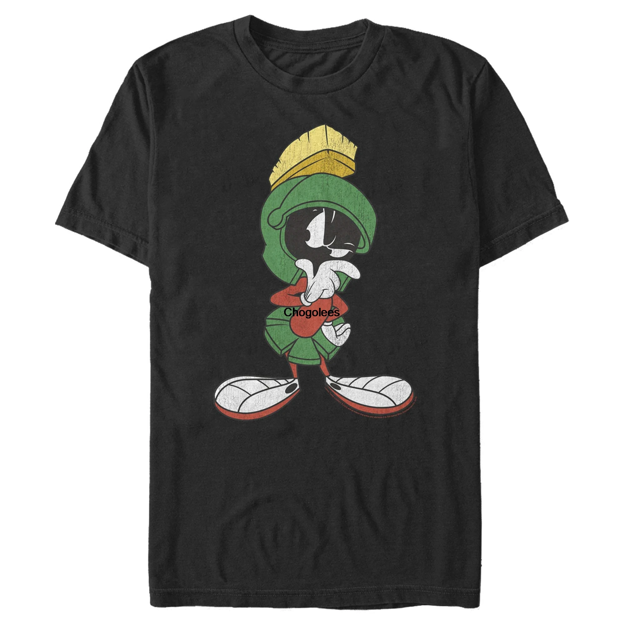 Men's Looney Tunes Marvin The Martian Thinking T-Shirt |