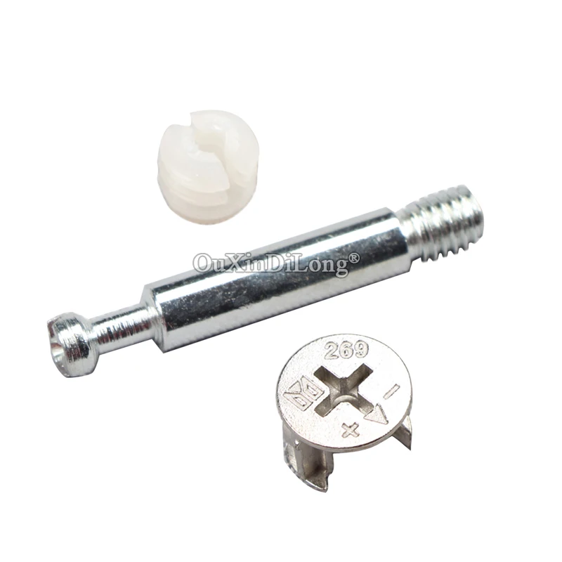 New 300Sets 3 in 1 Furniture Connecting Fittings Furniture Connector