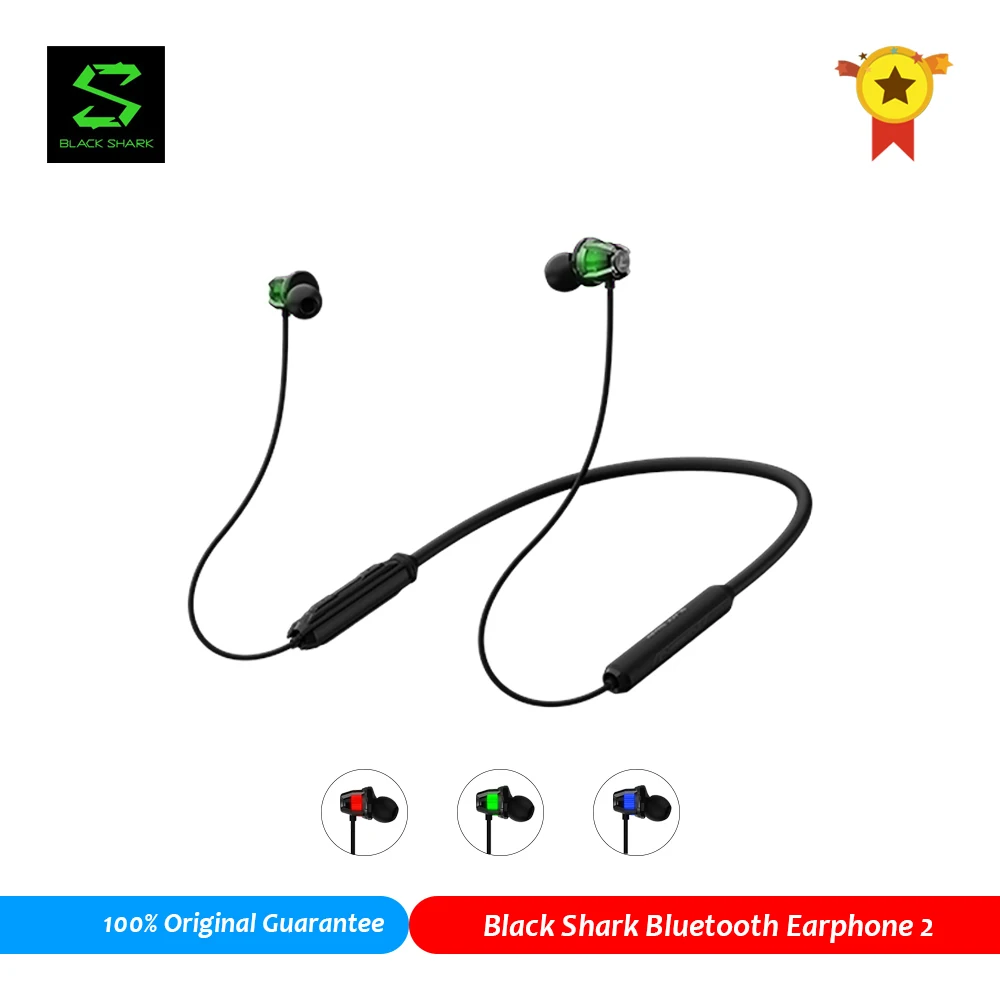 US $74.19 Low Latency Gamer Headset Black Shark Bluetooth Earphones 2 with HiFi Sound Wireless Bluetooth Headphone for Black Shark 3 4 Pro