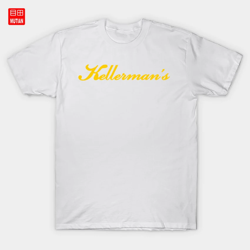 Kellerman's T-Shirt Kellermans Dirty Dancing Movie Johnny Castle Patrick Swayze Jennifer Grey Eighties 80s Resort | Мужская одежда