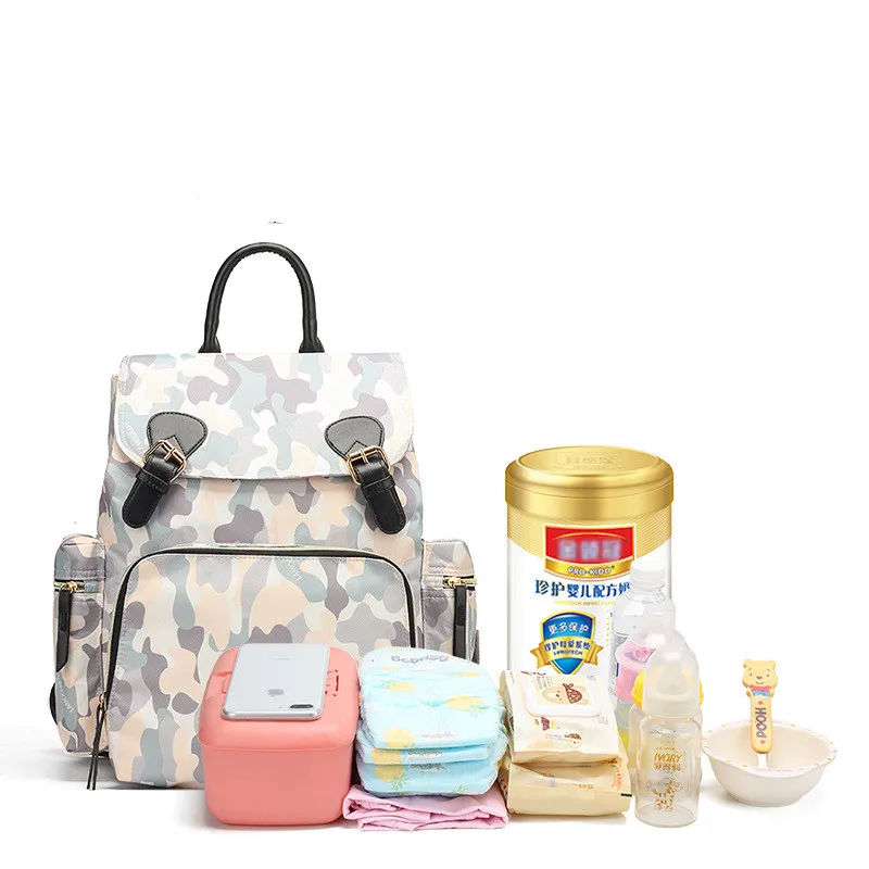 Модный камуфляжный рюкзак Mommy Bag Hasp для беременных сумка Детские сумка для подгузников детские коляски для мамы, сумка для подгузников рюкзак