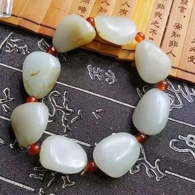 

Ювелирные изделия Zheru, браслет из натурального нефрита с грубым камнем, ювелирные изделия для мужчин и женщин, лучший подарок