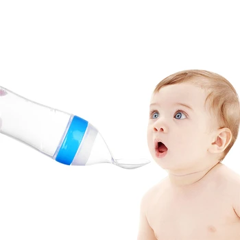 

Baby Feeding Spoon with Sucker Silicone Spoons for Feeding Food Kids Toddler Cutlery Utensils Children Accessories Newborn