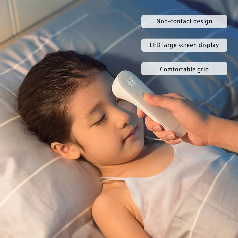 Xiaomi Mijia iHealth цифровой термометр, инфракрасный термометр для детей, Бесконтактный лоб, экспресс-тест, температурный тестер