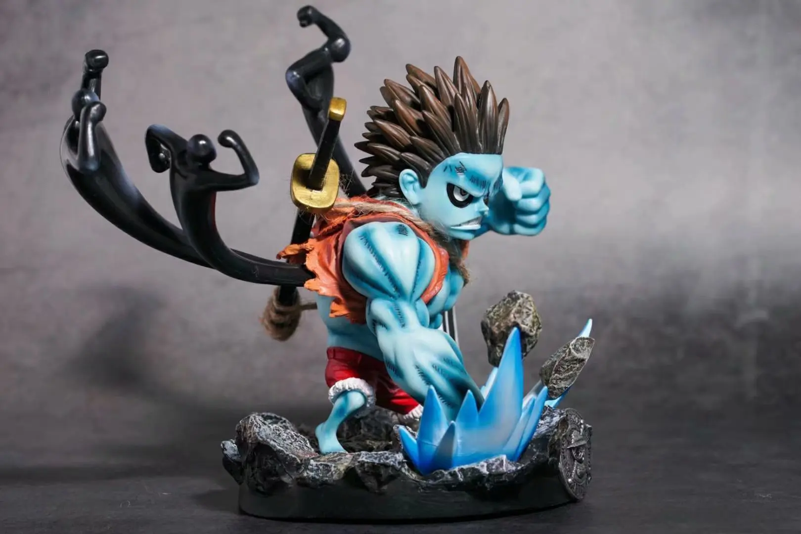 

One Piece/Navigation GK Nightmare Luffy Demon Luffy Fourth Gear Limited Edition Statue Boxed Garage Kit