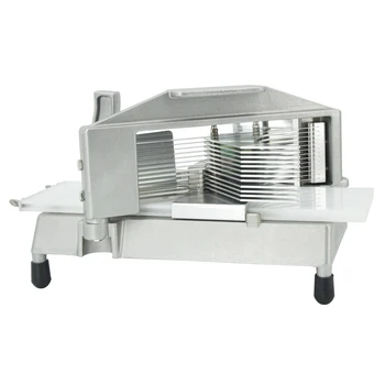

Commercial Tomatoes Slicer 3/16 inch Manual Stainless Steel Heavy Duty Cutter with Built-in Cutting Board for Restaurant Home