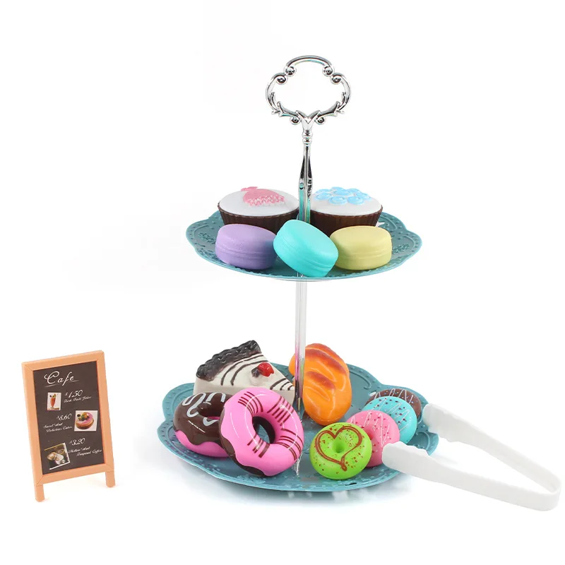 Kitchen Toys Pretend Kitchen Toys Pretend Food Toys Pretend Coffee Set Toys Kids Simulation Afternoon Tea Toys Set DIY Pretend Play Kitchen Toys Food Coffee Machine Dessert Play House For Girls Kids