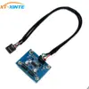 1X2 Motherboard USB 2.0 9pin Header 1 to 2 Extension Hub Splitter Adapter-Converter MB USB 2.0 Male to 2 Male-30CM 9-pin Cable 3
