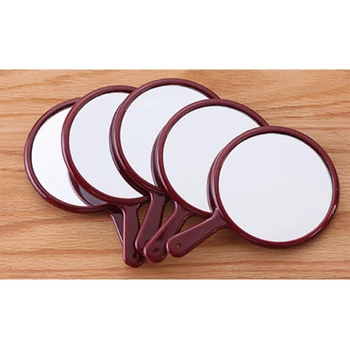 

5pcs Hairdressing Hand Mirrors, Professional Handheld Makeup Mirrors with Handle, Easy Carrying and Using