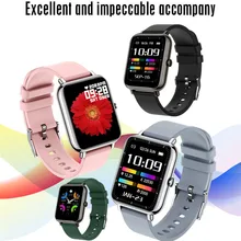 P22 Smart Watch Waterproof Women Clock Fitness Tracker Bracelet Heart Rate Monitor Sleep Call Message Reminder Sport Bluetooth 