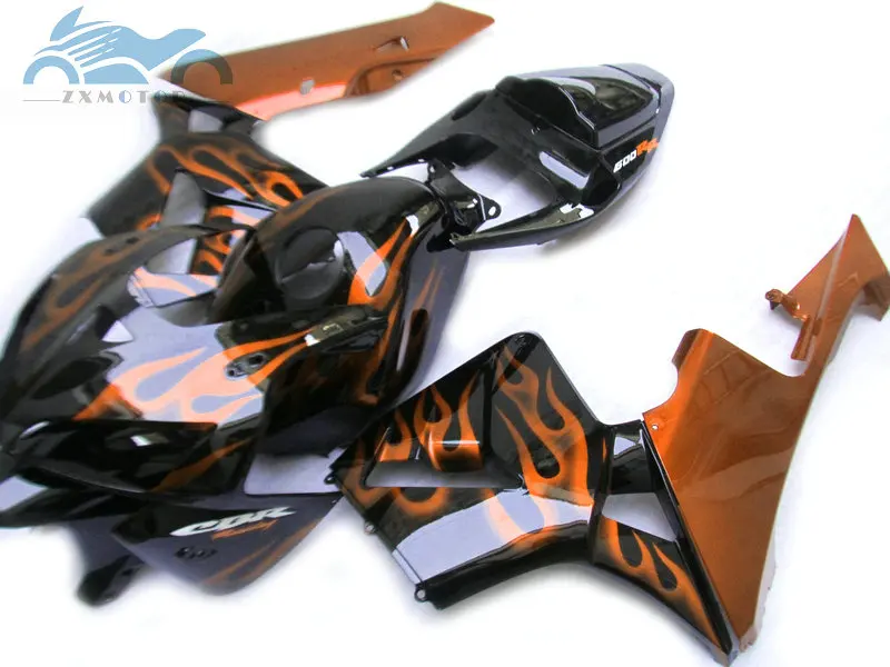 Обновление впрыска обтекателя комплект Подходит для Honda CBR600RR 2005 2006 CBR 600 RR 05 06 Замена обтекателей наборы черный оранжевый JK26