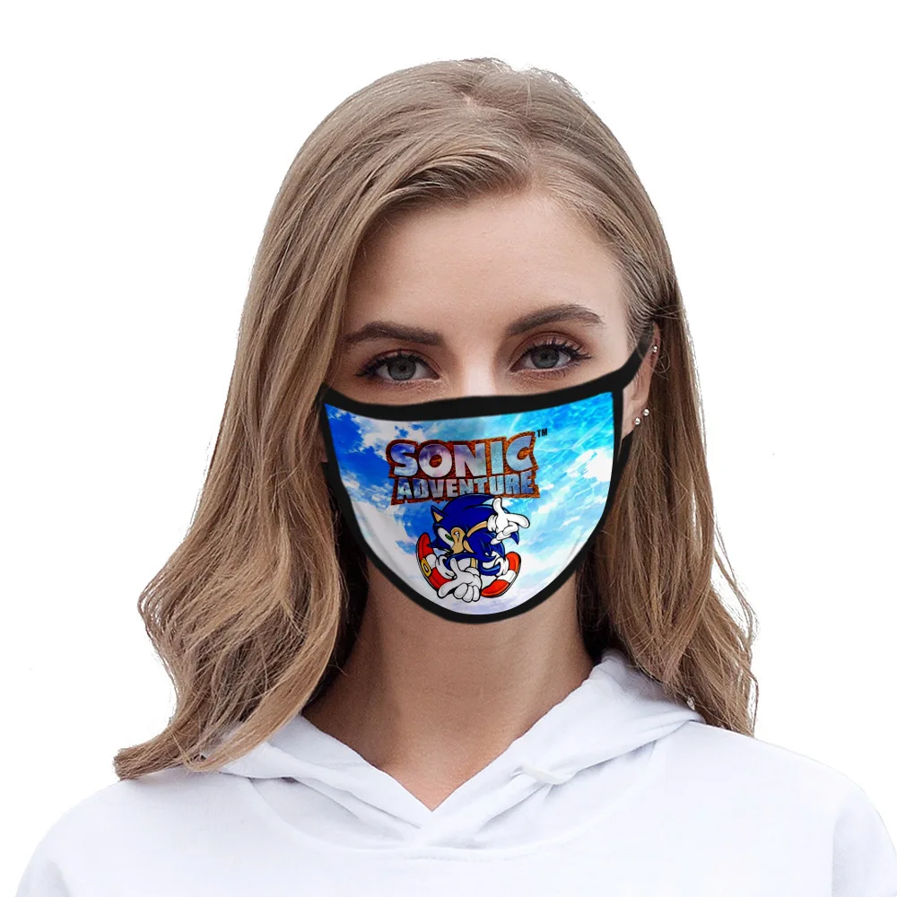 Sonicings-figuras de máscara de Halloween para cara, juguetes lavables, protección a prueba de polvo, máscaras de Cosplay para niños, regalos de disfraz para niñas
