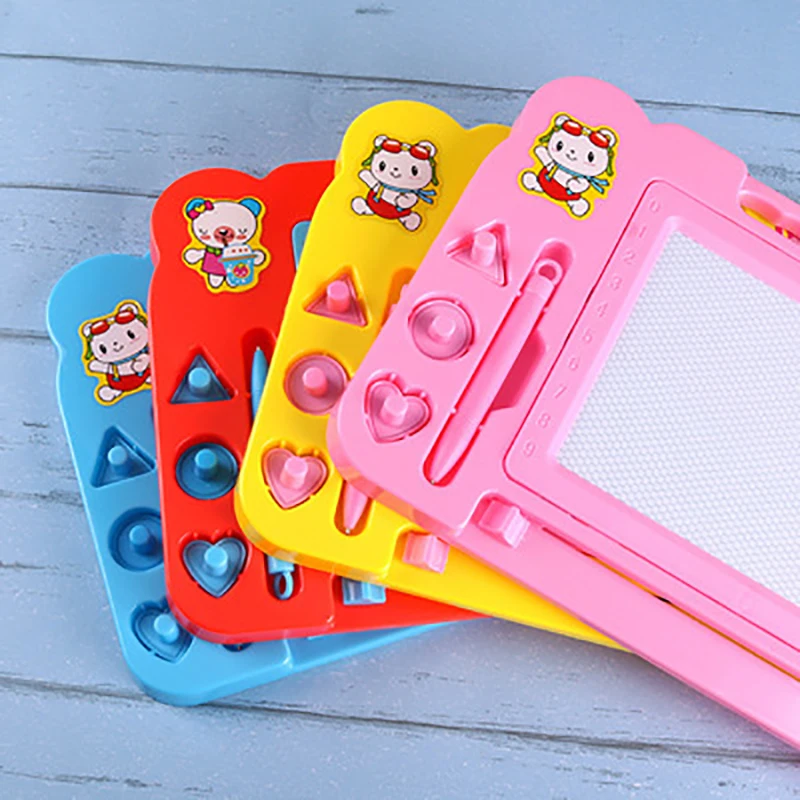

Children's magnetic drawing board toys Magnetic small drawing board early education puzzle drawing board toys