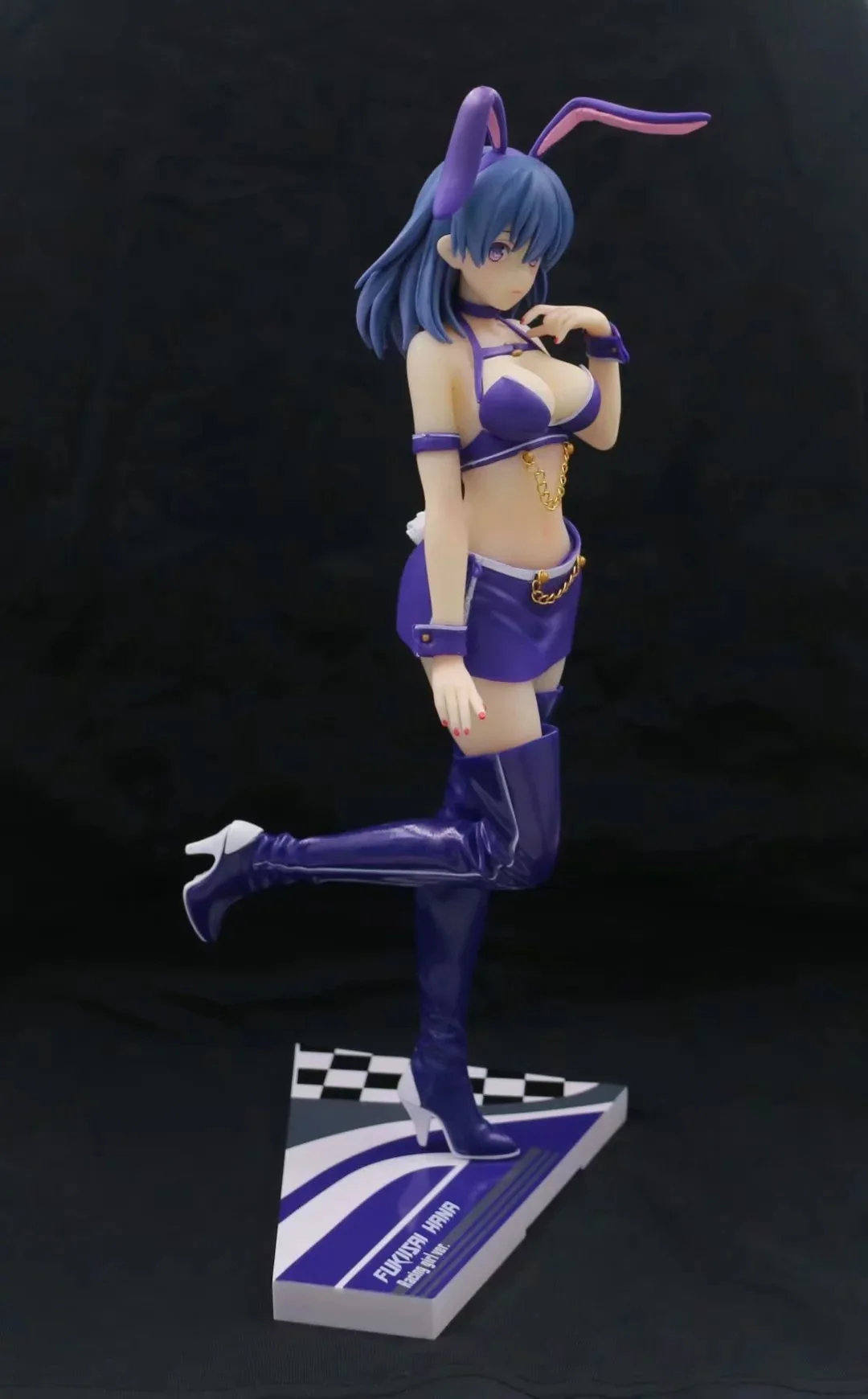 

Racing Girl Kawasaki Deep Twilight Blowing Stone Pattern Suwon Erica Race Car Girl Ver. Boxed Garage Kit