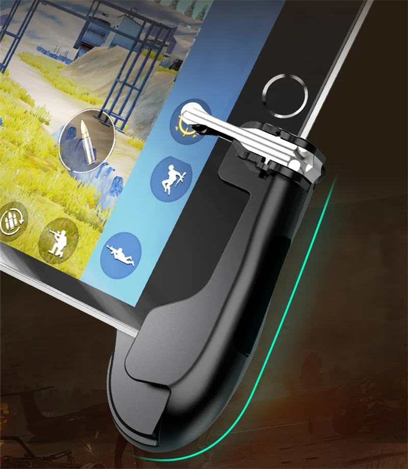 PUBG Mobie контроллер геймпад для Ipad планшет триггер огонь Кнопка Aim ключ мобильные игры Ручка L1R1 джойстик для шутеров