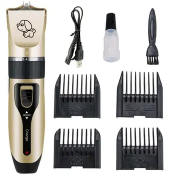 

Dog Cordless Grooming Kit Electric Clippers Trimming For Pet and Cats Low Noise
