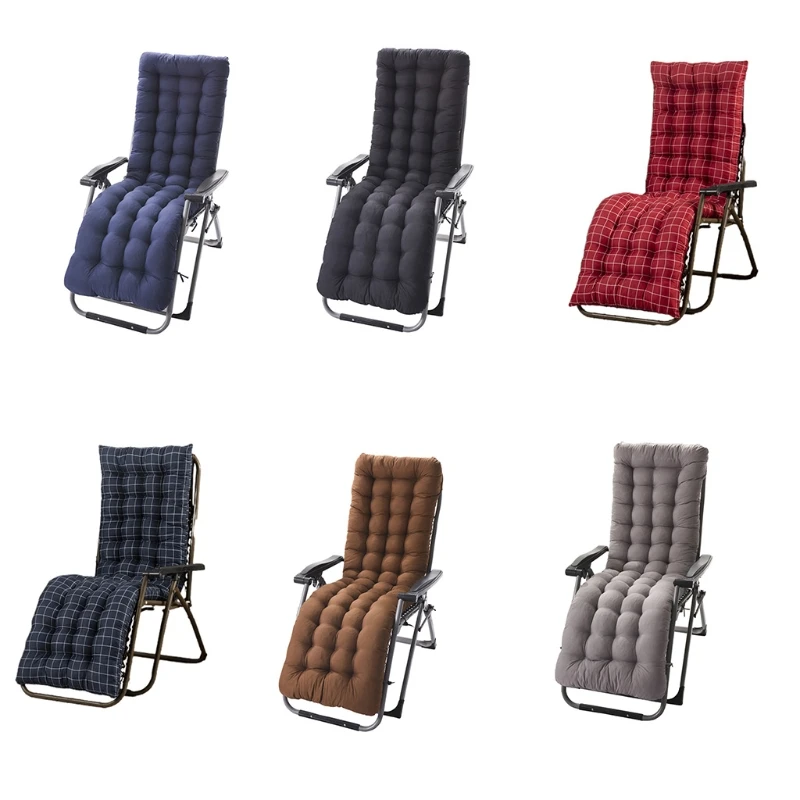 Sun Lounger Cushion Patio Furniture High Back Rocking Indoor Outdoor Chaise Sun Lounger Pad Thick Padded Swing sun lounger cushion