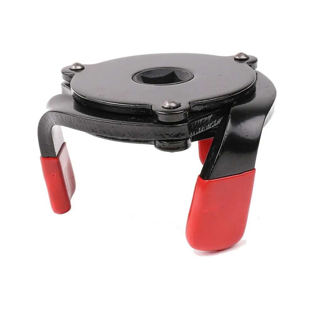 

1pc Car Oil Filter Wrench Tool Adjustable Universal 3-Jaw Remover Socket 3/8" DR Oil Filter Wrench Accessories