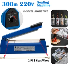 12inch Impulse Bag Sealer Poly Bag Sealing Machine Heat Seal Closer Spare Heater and High Temperature Film for Kitchen Tool