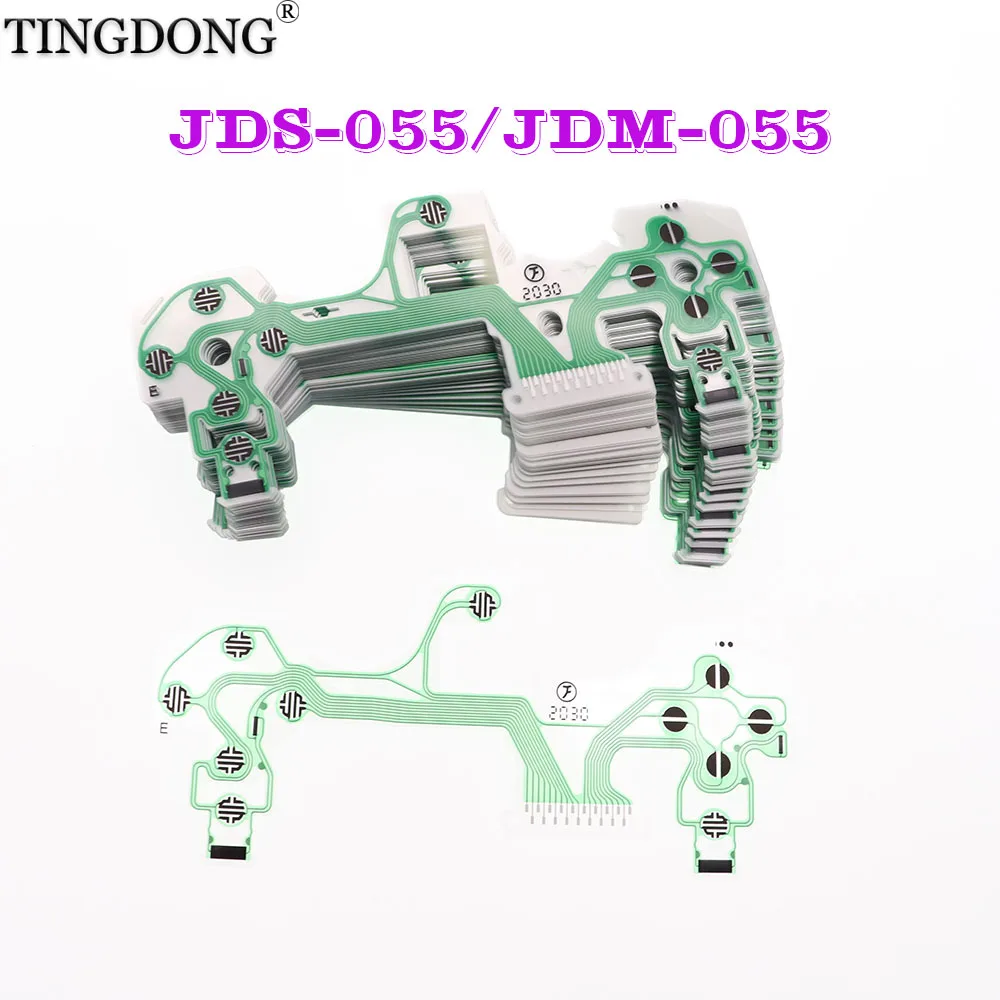 

100pcs/lot for ps4 jdm jds 050 jds-055 game controller jdm jds 055 jdm-055 keypad button ribbon film flex cable