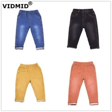 VIDMID 1-9Y niños otoño Jeans niños pantalones vaqueros bebé niñas pantalones vaqueros de calidad superior niños ropa primavera pantalones 1017