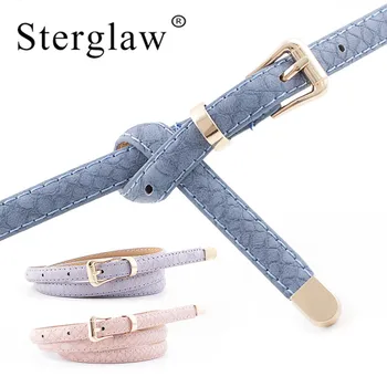 

105x1.1cm Hot fashion ladies Snake fine belt for Ladies classic Jeans wild female leather waist belt Jeans belts ceinture N183