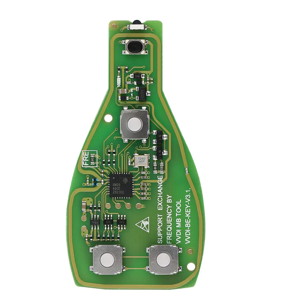 Xhorse VVDI BE Key Pro For Benz Remote Key Improved Version With Smart Shell 3 Buttons Get One Token For MB BGA Tool