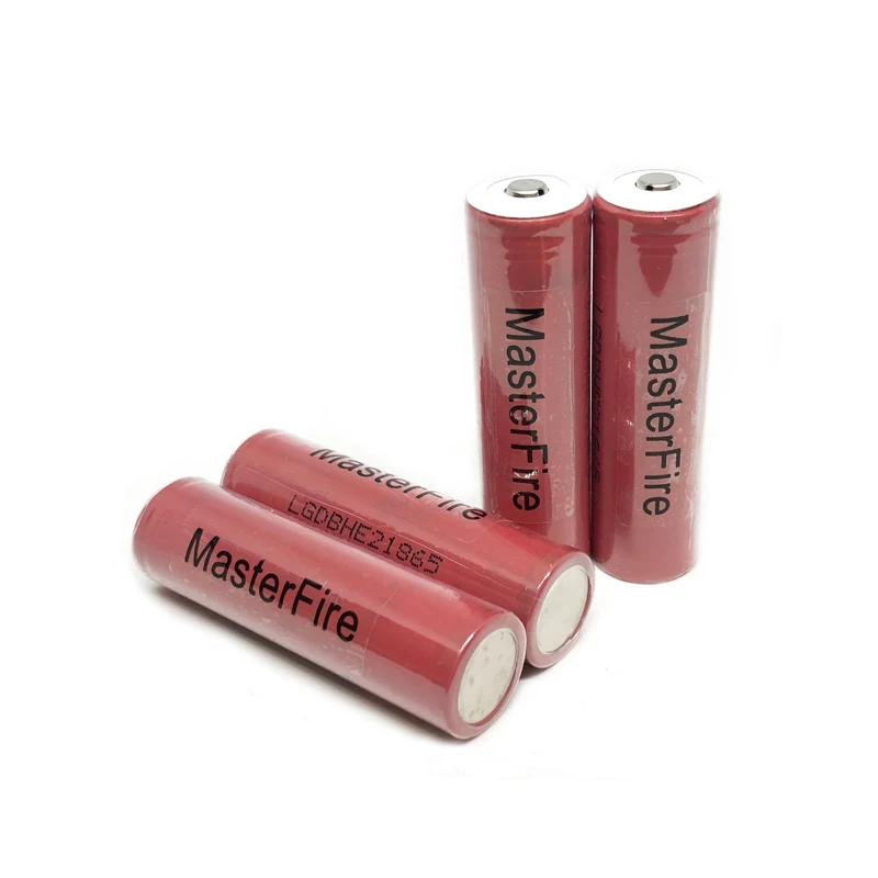 Оригинальная литиевая аккумуляторная батарея MasterFire LG ICR18650 HE2 2500 мАч 18650 3 6 В 30A с
