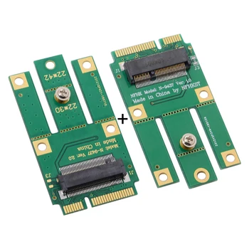 

M.2 NGFF A-key E-key Wifi to Mini PCI-E Adapter for Bluetooth Wireless Wlan Card AX200 9260 8265 8260