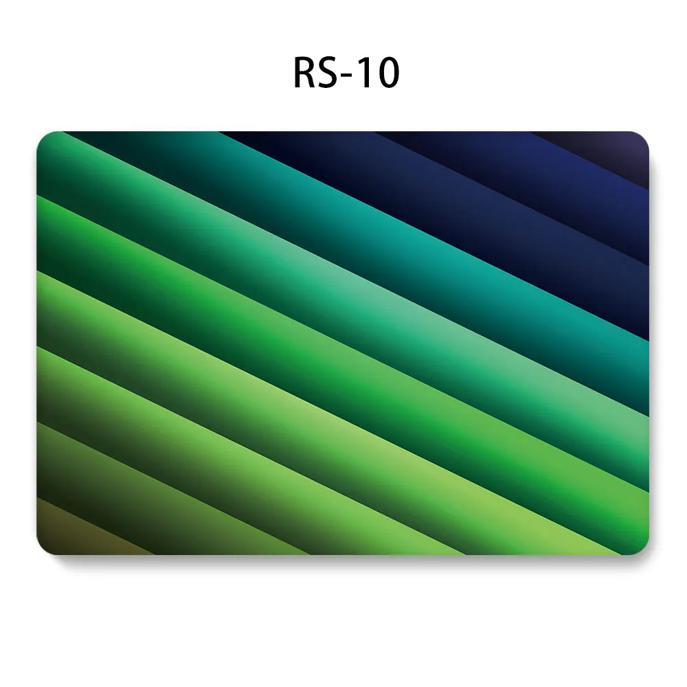 Чехол для ноутбука MacBook Touch ID Air 13 A1932 Air Pro retina 11 12 13 15 дюймов Сенсорная панель Pro 13 A2159 чехол+ крышка клавиатуры - Цвет: 10