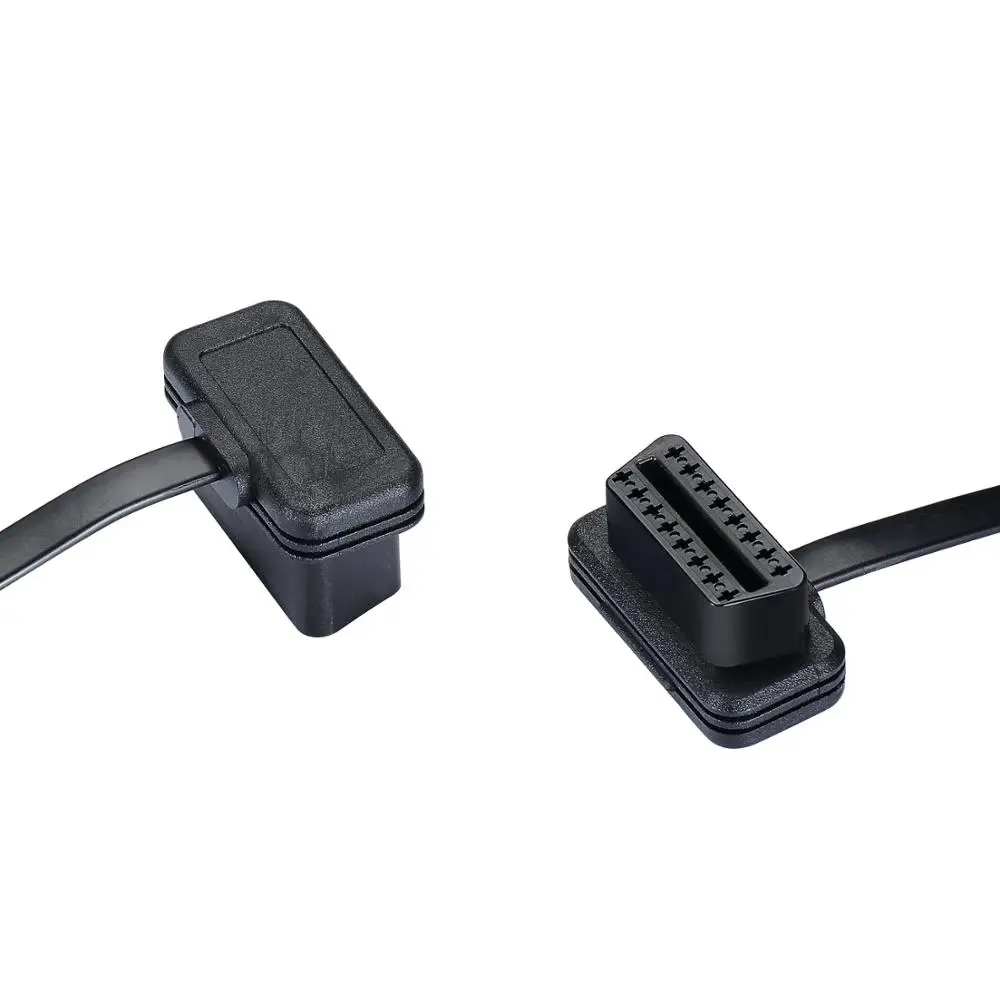 Диагностический кабель OBD2 16 контактный разъем папа мама для сканера OBDII